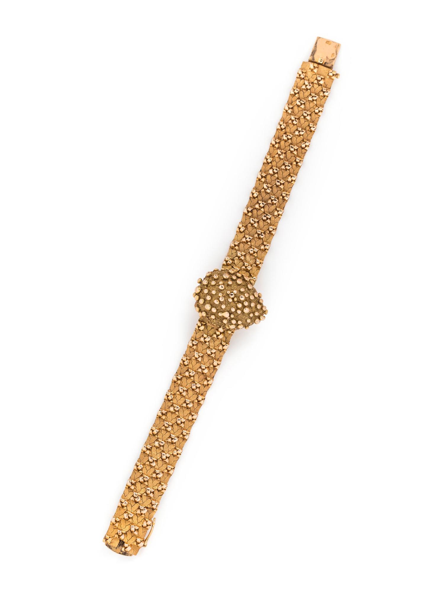 PATEK PHILIPPE, 18K YELLOW GOLD SURPRISE WRISTWATCH