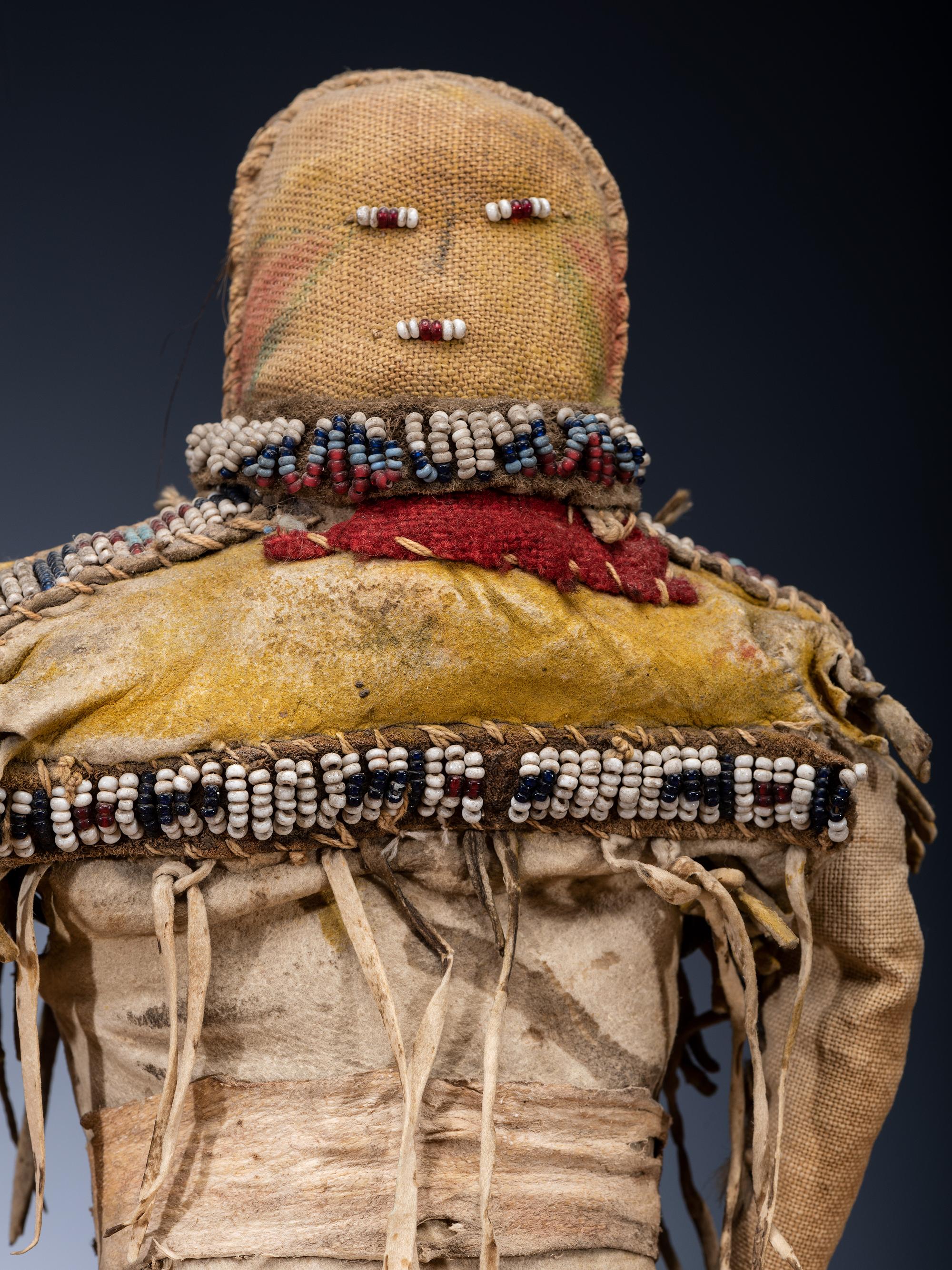 Cheyenne Doll, with Painted Dress