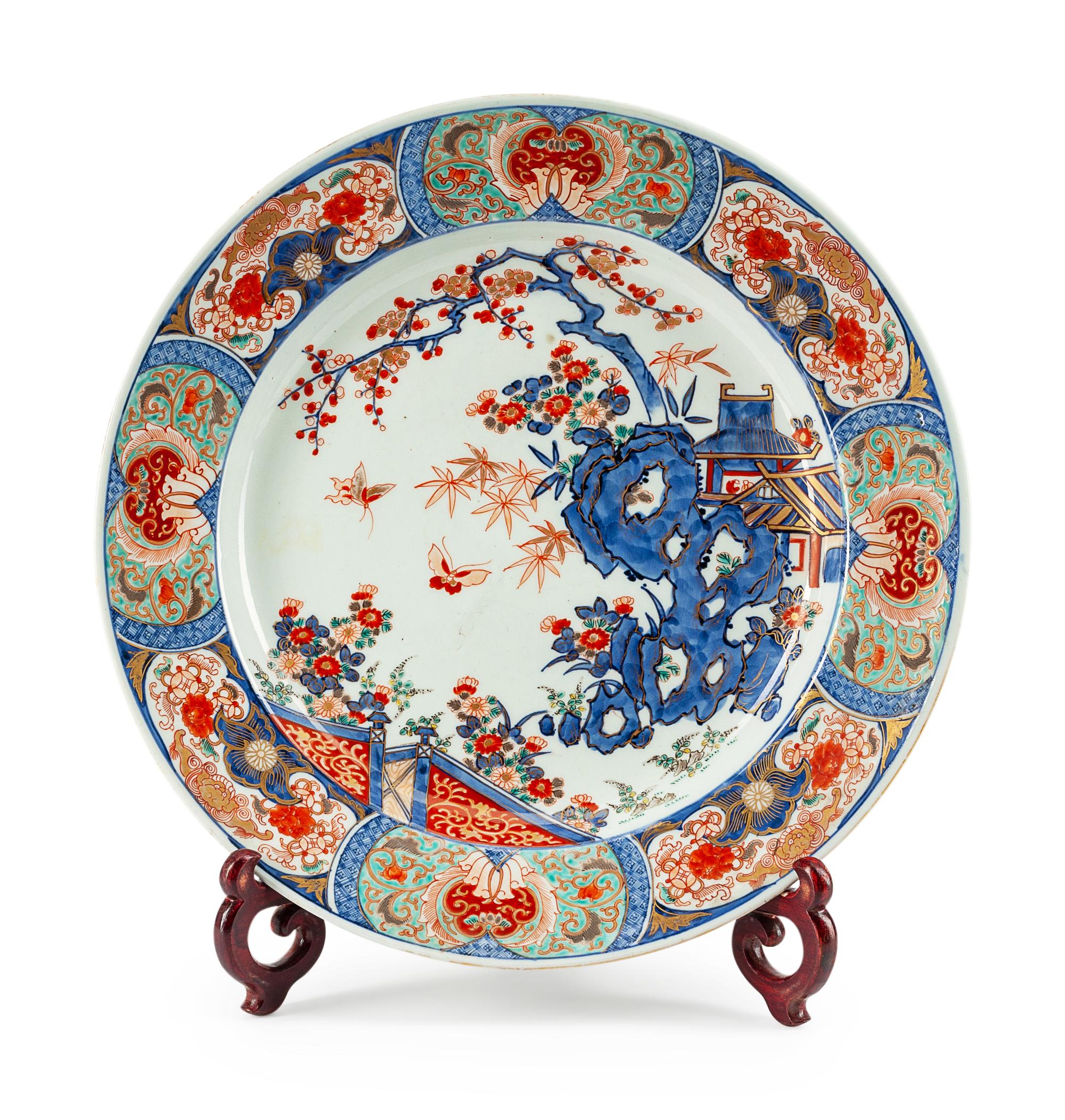 A Japanese Imari Porcelain Charger