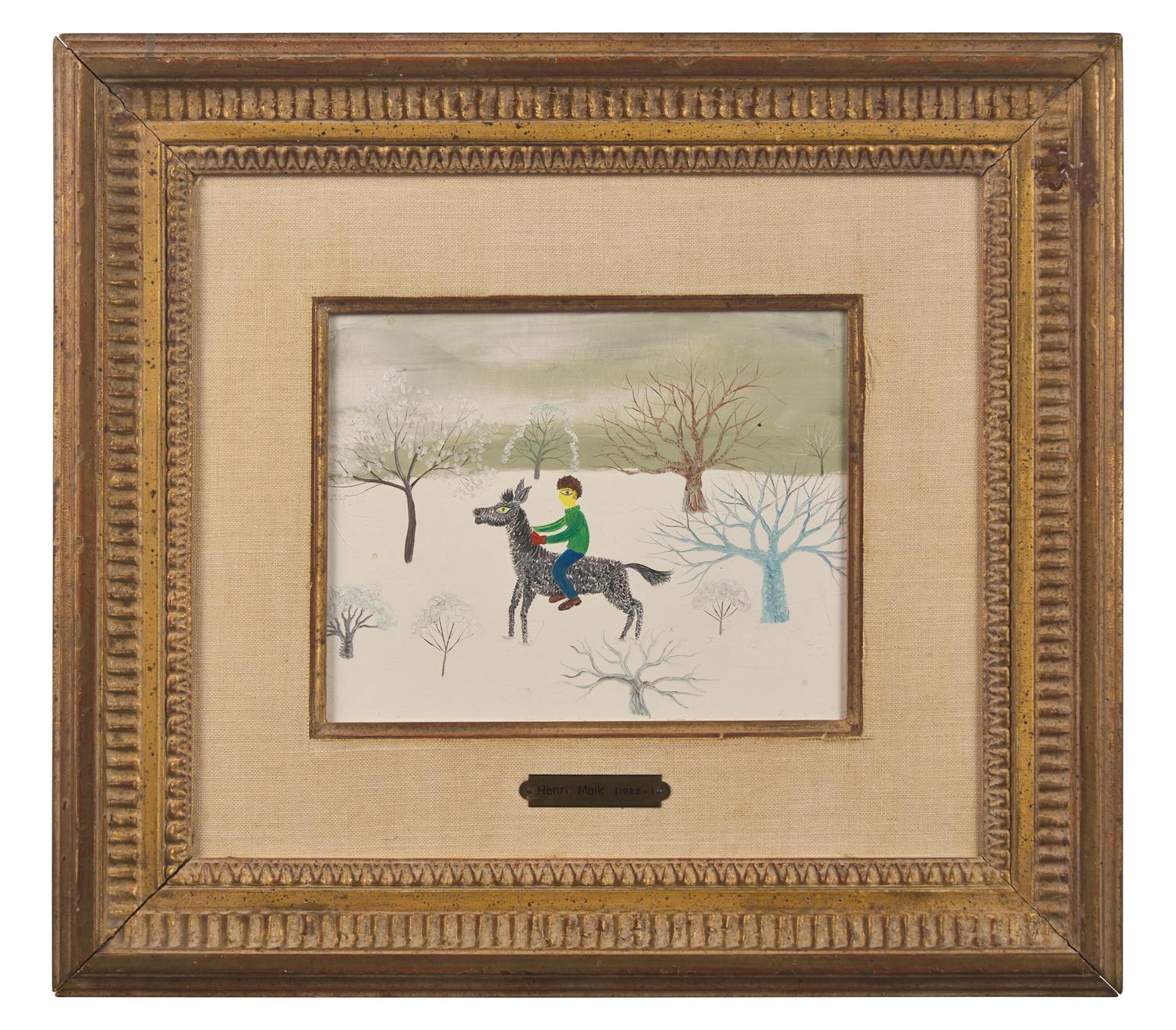 Chevauchée dans la Neige