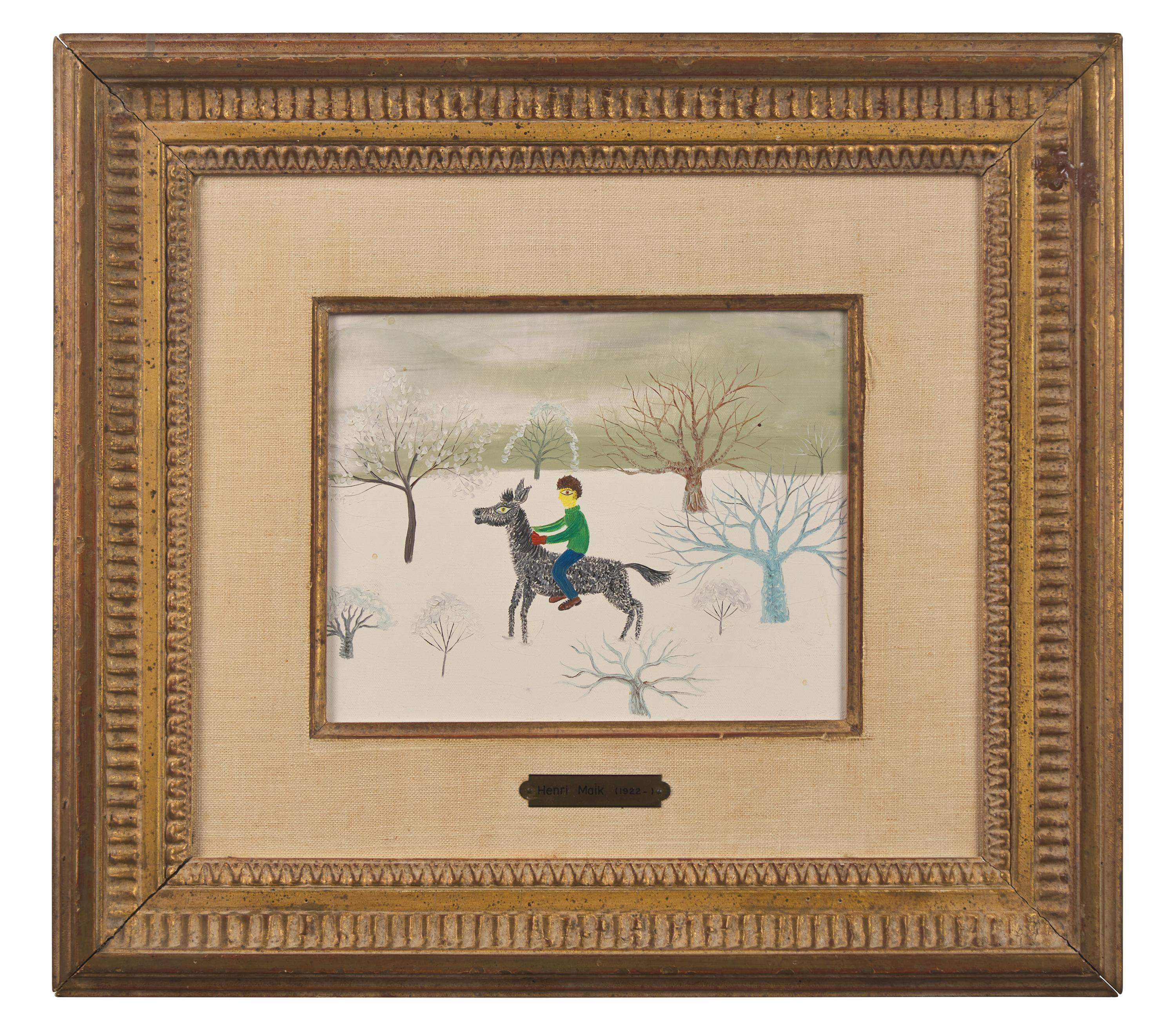 Chevauchée dans la Neige