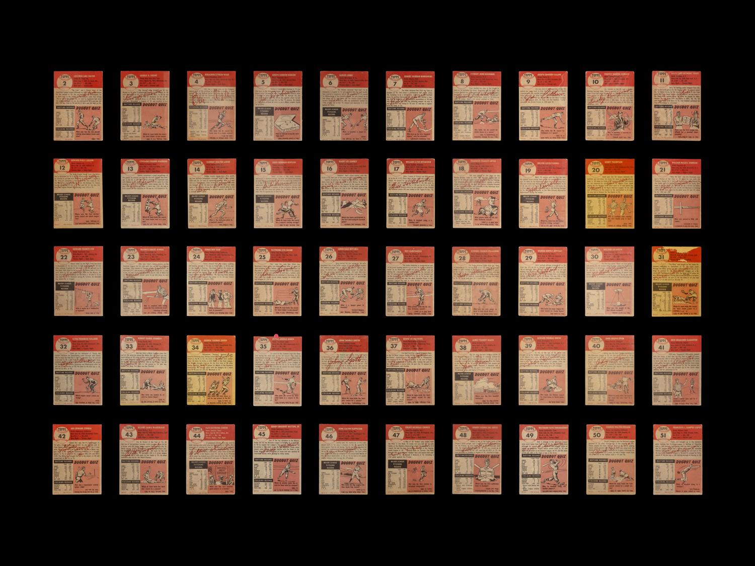 A Near Set of 1953 Topps Baseball Cards