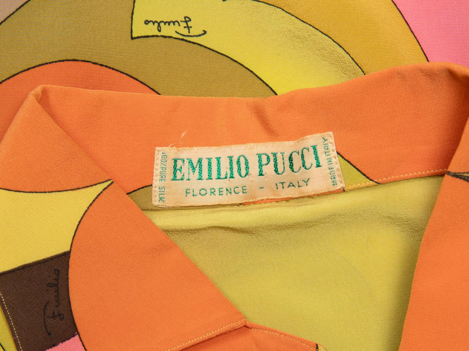 Emilio Pucci, Silk Blouse, 1960's