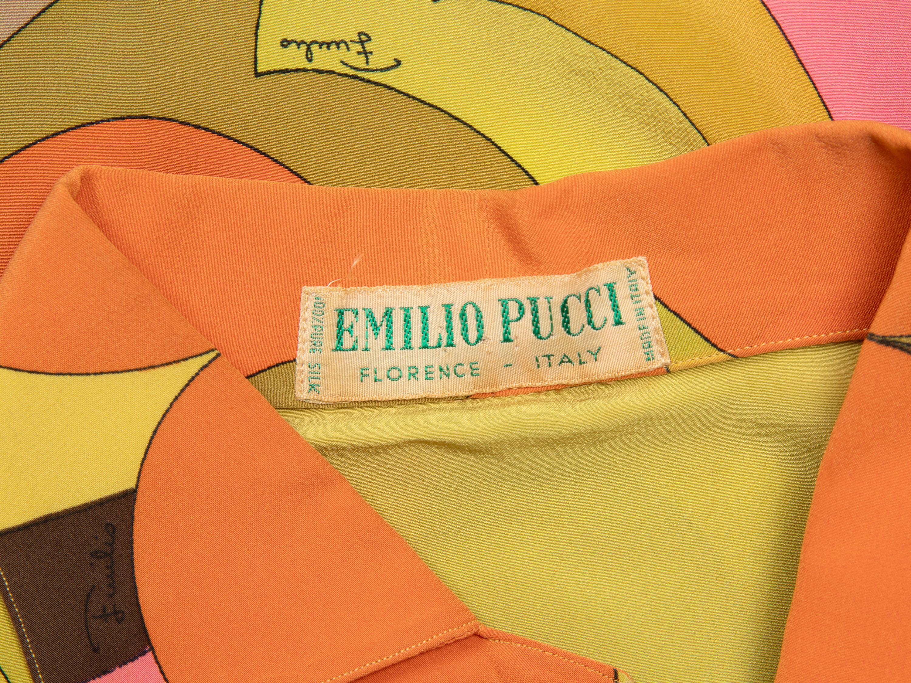 Emilio Pucci, Silk Blouse, 1960's