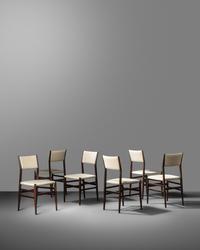 Set of Six Leggera Chairs, Cassina, Italy