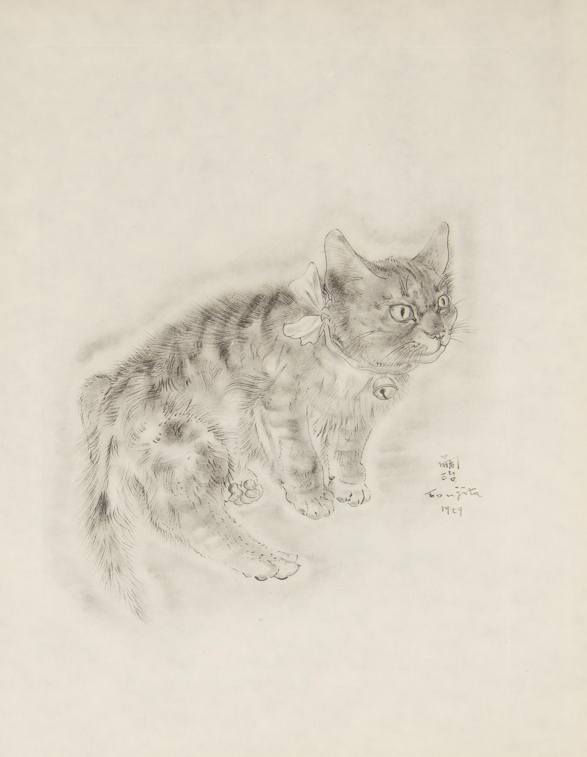 FOUJITA, TSUGOUHARA. 20 etchings from A Book of Cats. New York, 1930. One signed in pencil.