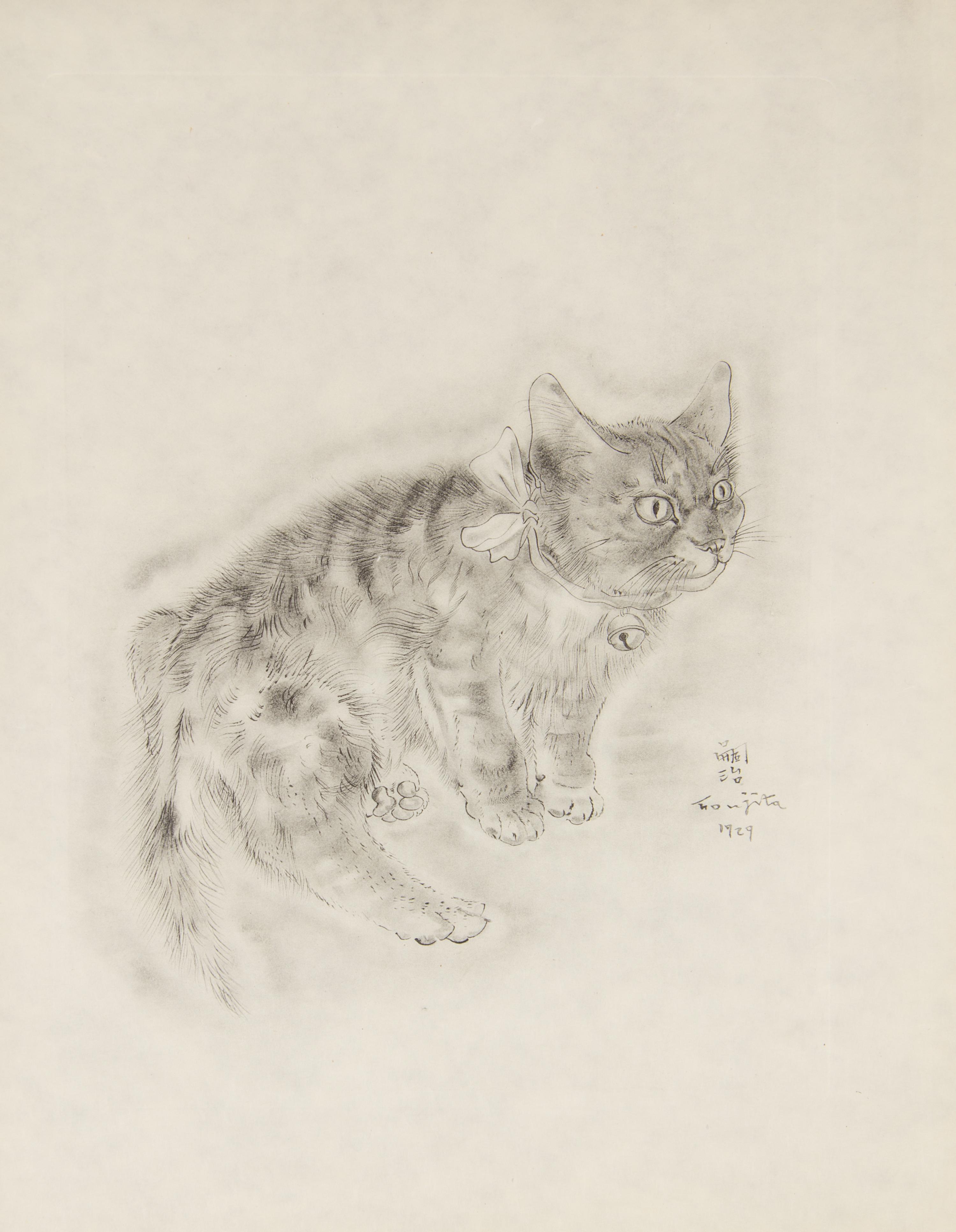 FOUJITA, TSUGOUHARA. 20 etchings from A Book of Cats. New York, 1930. One signed in pencil.