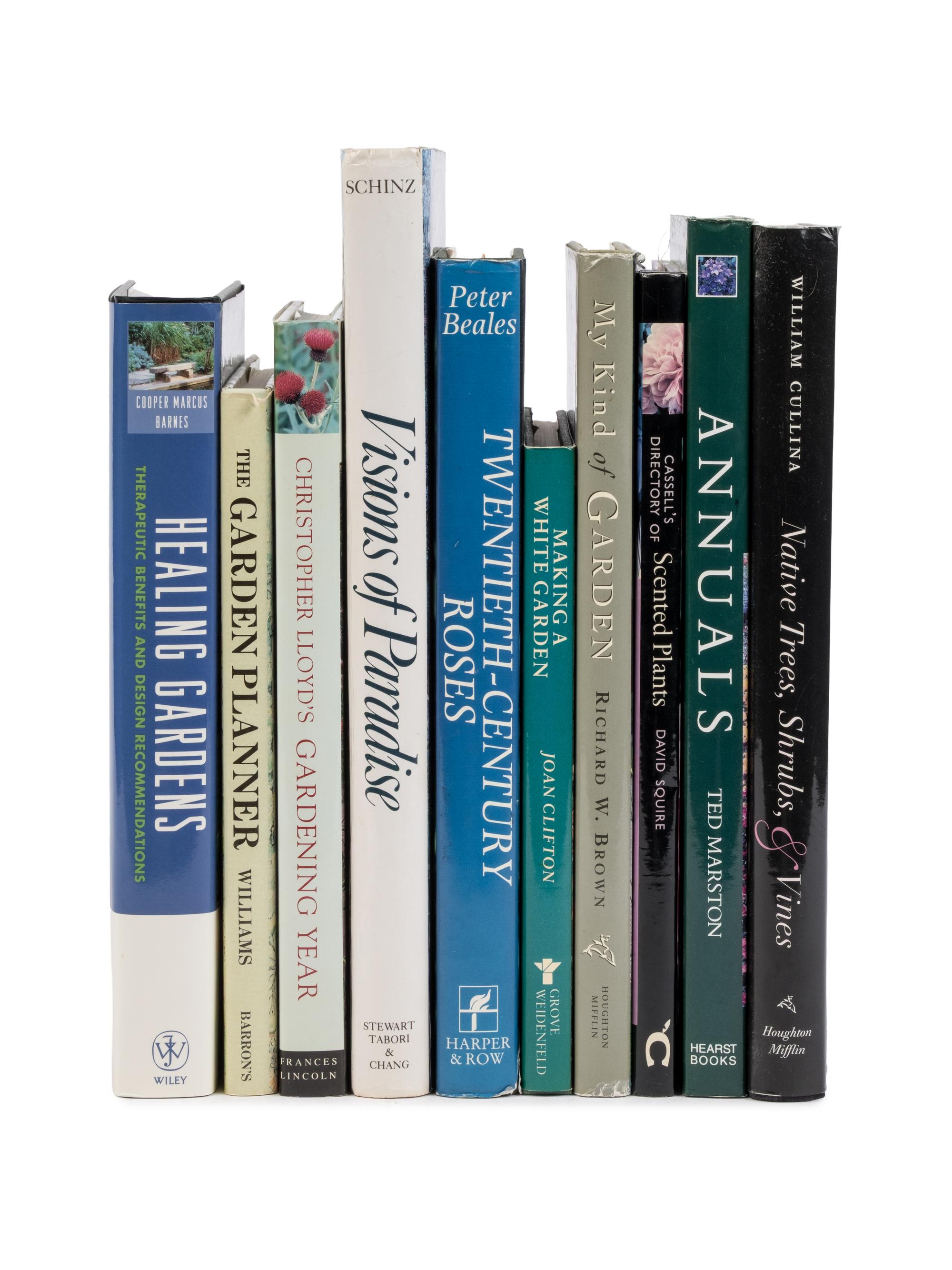 A Collection of Books Pertaining to Plants and Gardens