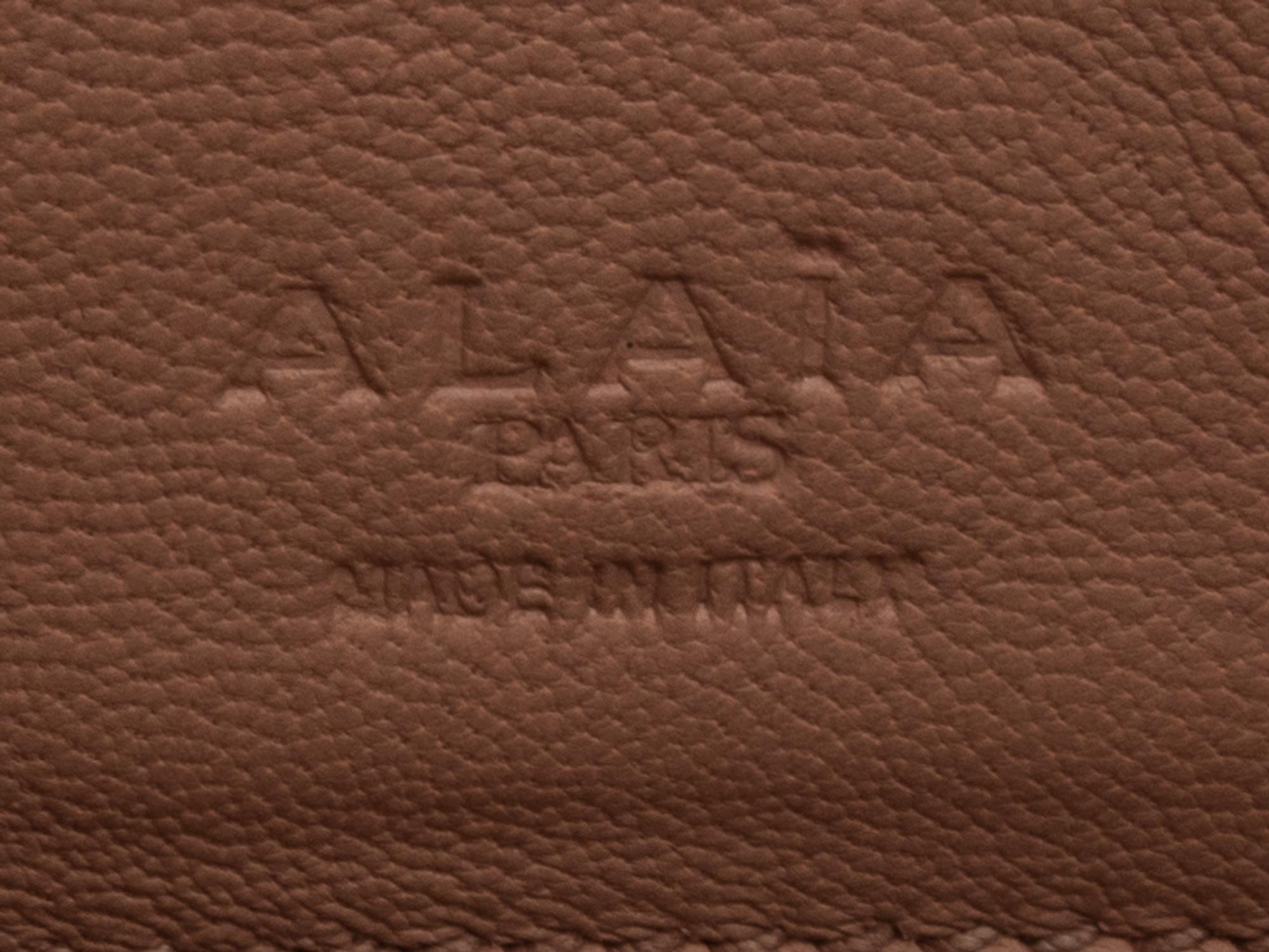 Two Alaïa Snakeskin Totes