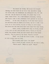 BRADBURY, RAY. At Midnight, in the Month of June, September 1952. Typescript with mss annotations