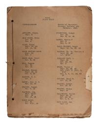 [NATIVE AMERICAN]. Papers associated with the Sioux, Assiniboine, and Ponca Nations, ca early 1900s.