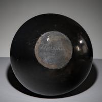 Margaret Tafoya (Santa Clara, 1904-2001) — Carved Blackware Pottery Wedding Vase