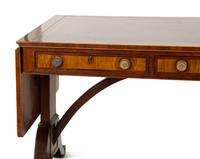 A William IV Style Walnut Library Table