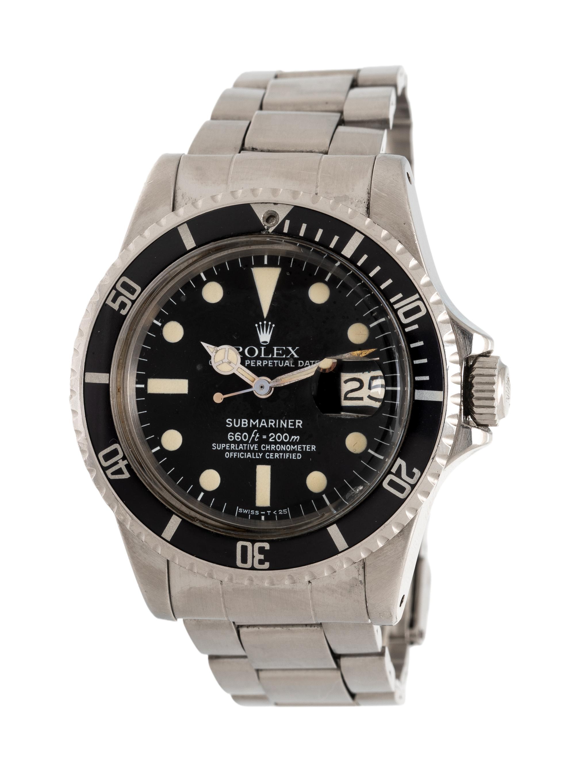 ROLEX, REF. 1680 STAINLESS STEEL 'SUBMARINER' WATCH