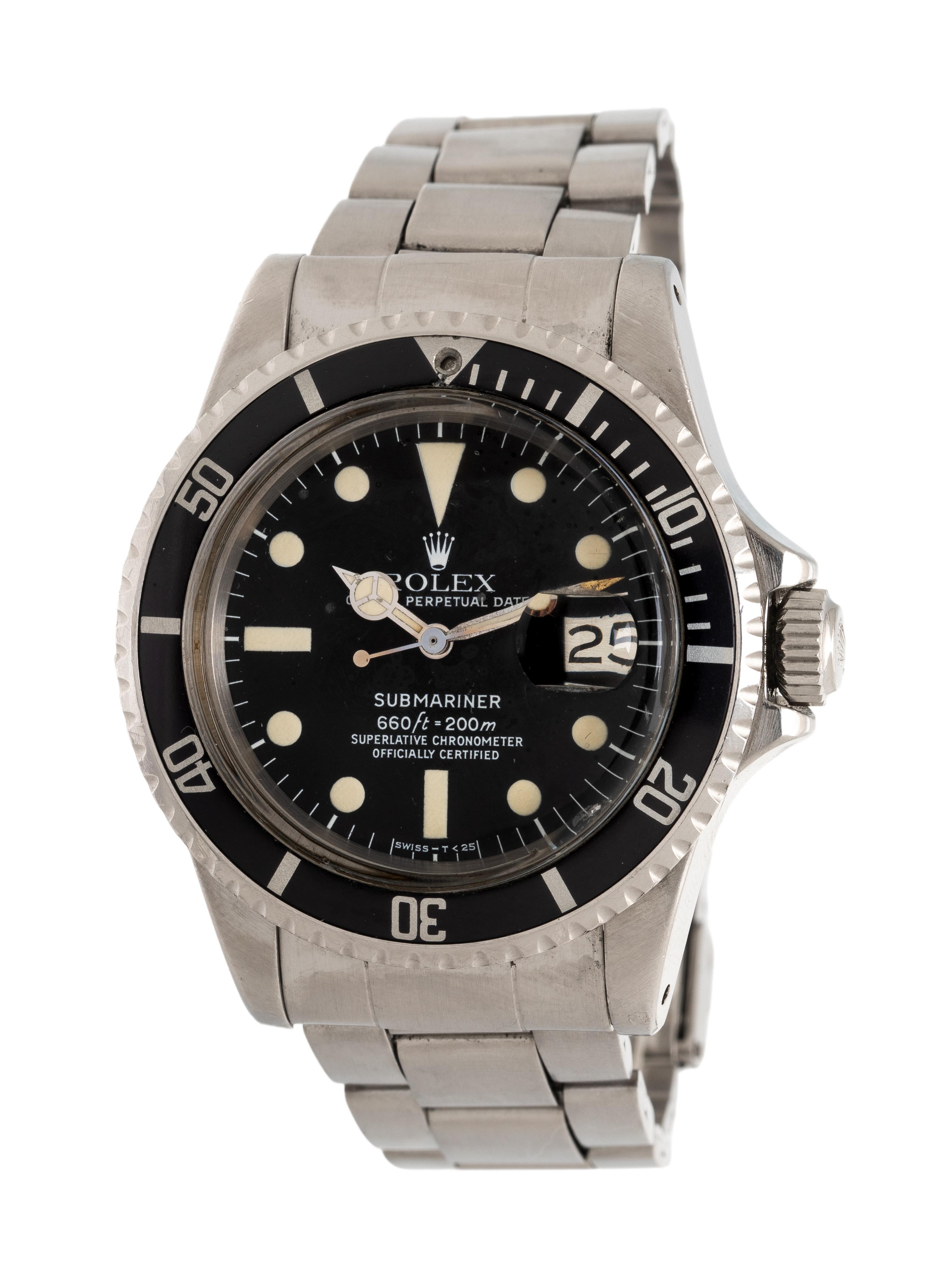 ROLEX, REF. 1680 STAINLESS STEEL 'SUBMARINER' WATCH