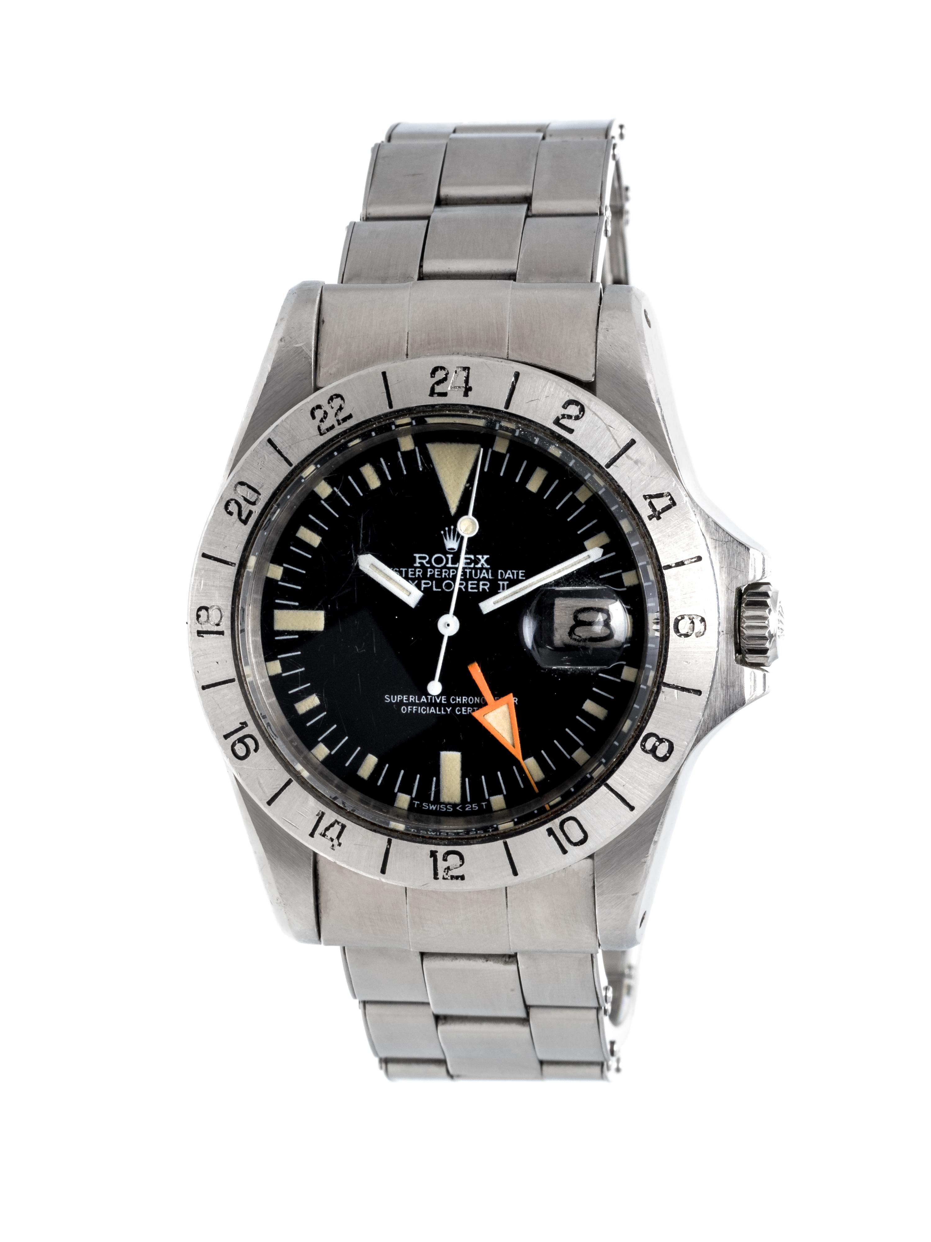 ROLEX, REF. 1655 STAINLESS STEEL 'EXPLORER II STEVE MCQUEEN' WRISTWATCH, CIRCA 1975