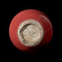 A Chinese Flambé Glazed Double Gourd Vase, Late Qing/Republic Period 晚清民國 窯變釉葫蘆瓶