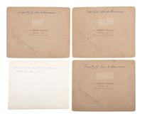 [OUTLAWS]. HAMAKER, H.L., photographer. A series of 3 photographs documenting the Prescott, Arizona, execution of Fleming Parker. Prescott, AZ: ca 1898.