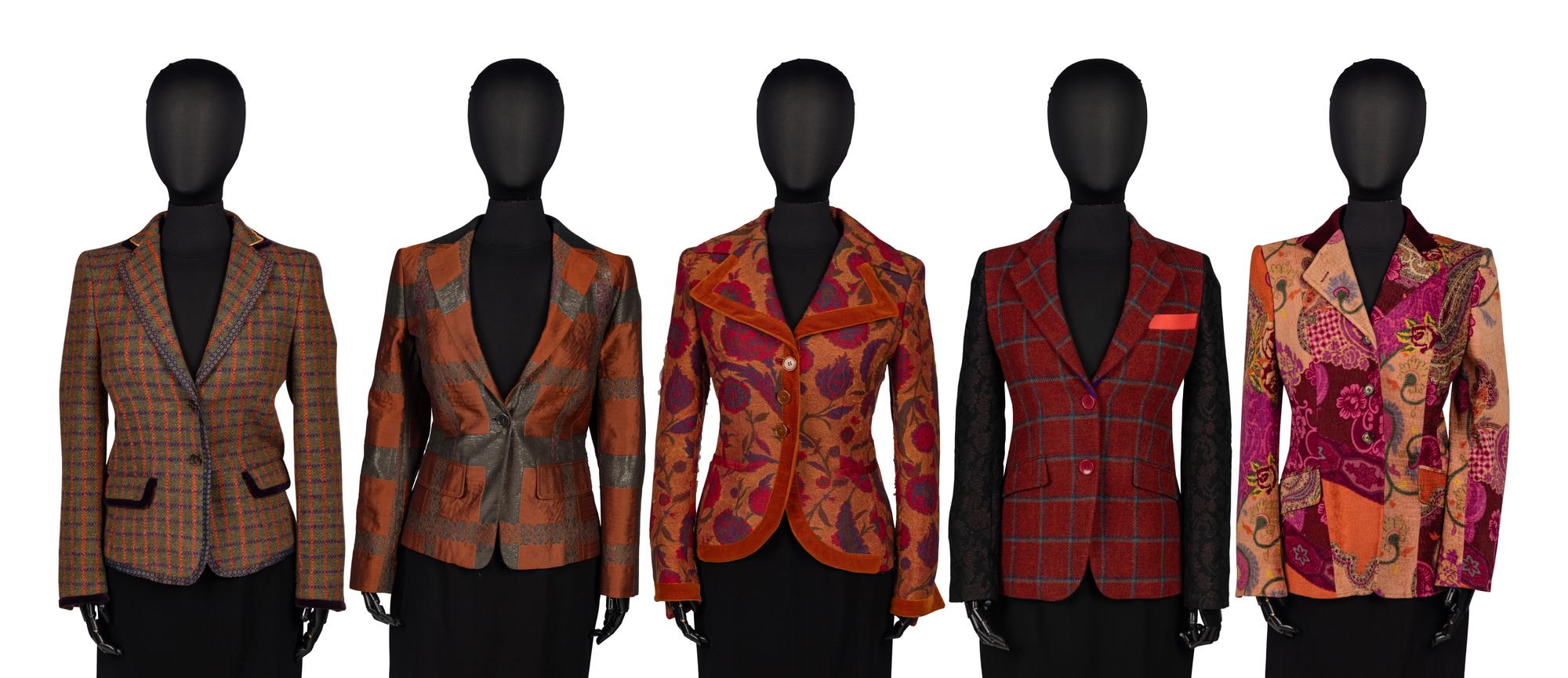 A Group of Five Etro Jackets