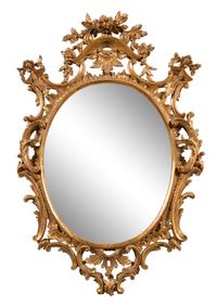 A Pair of George II Giltwood Mirrors