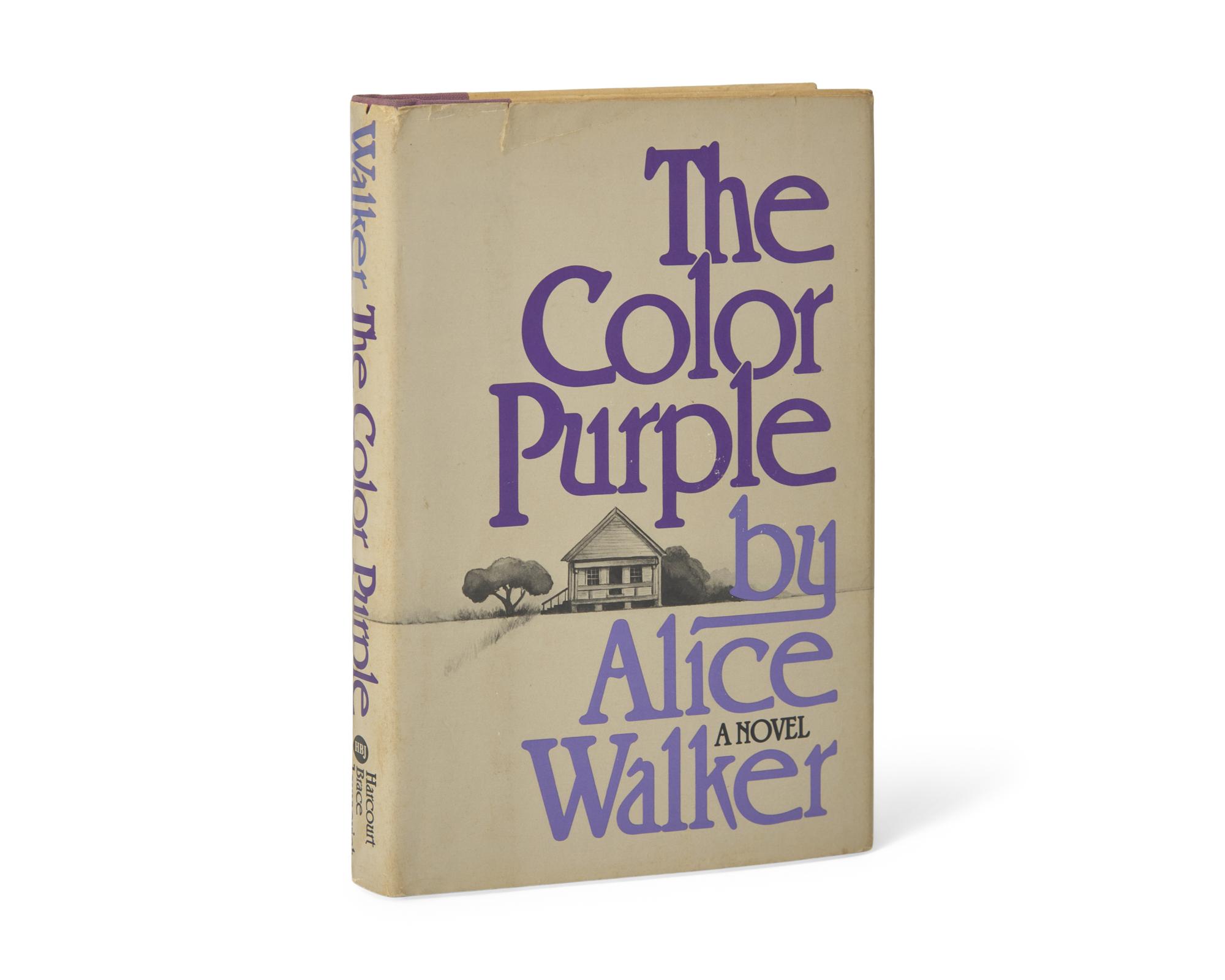 WALKER, Alice (b. 1944). The Color Purple. New York and London: Harcourt Brace Jovanovich, (1982).