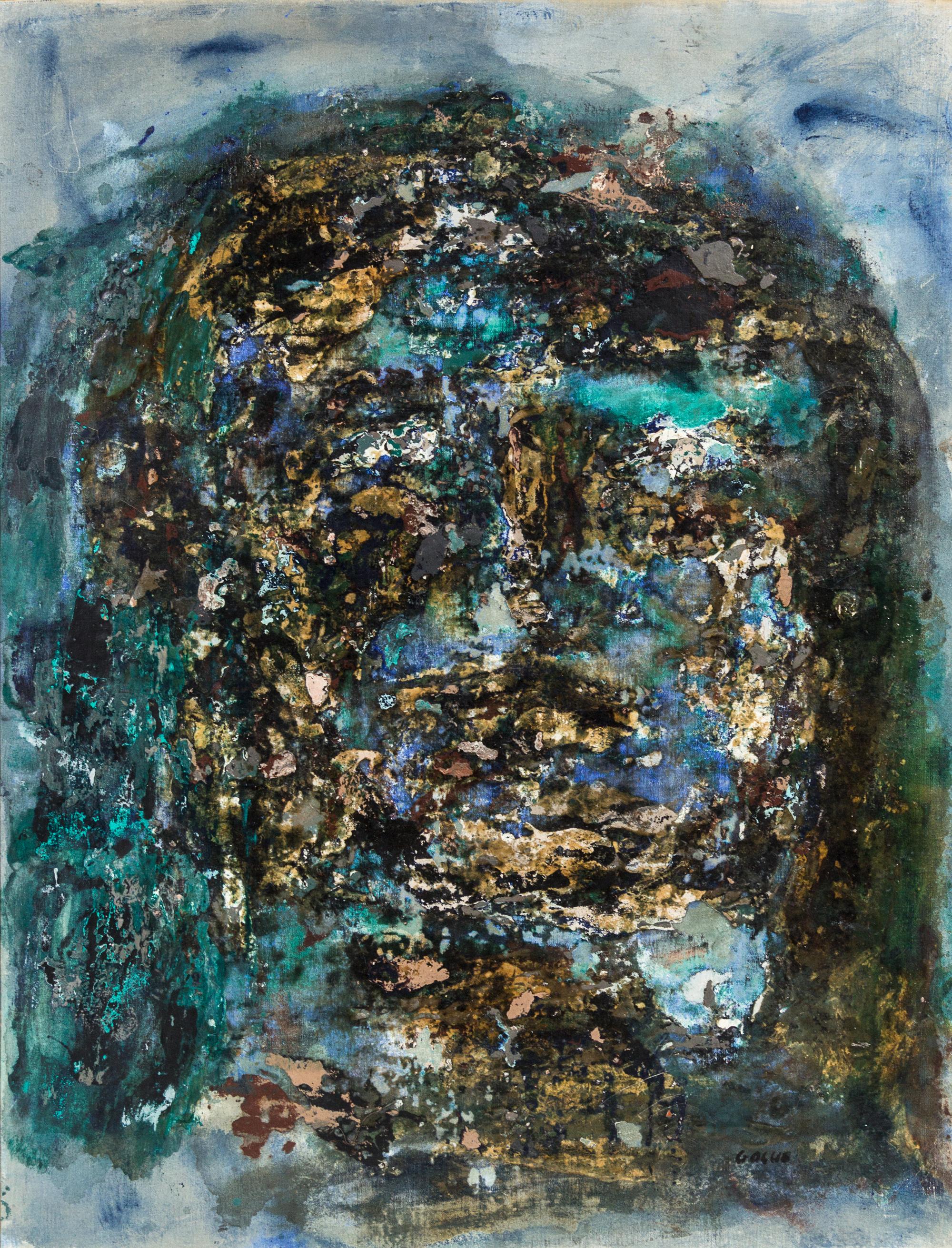 Leon Golub, (American, 1922-2004), Head, c. 1959