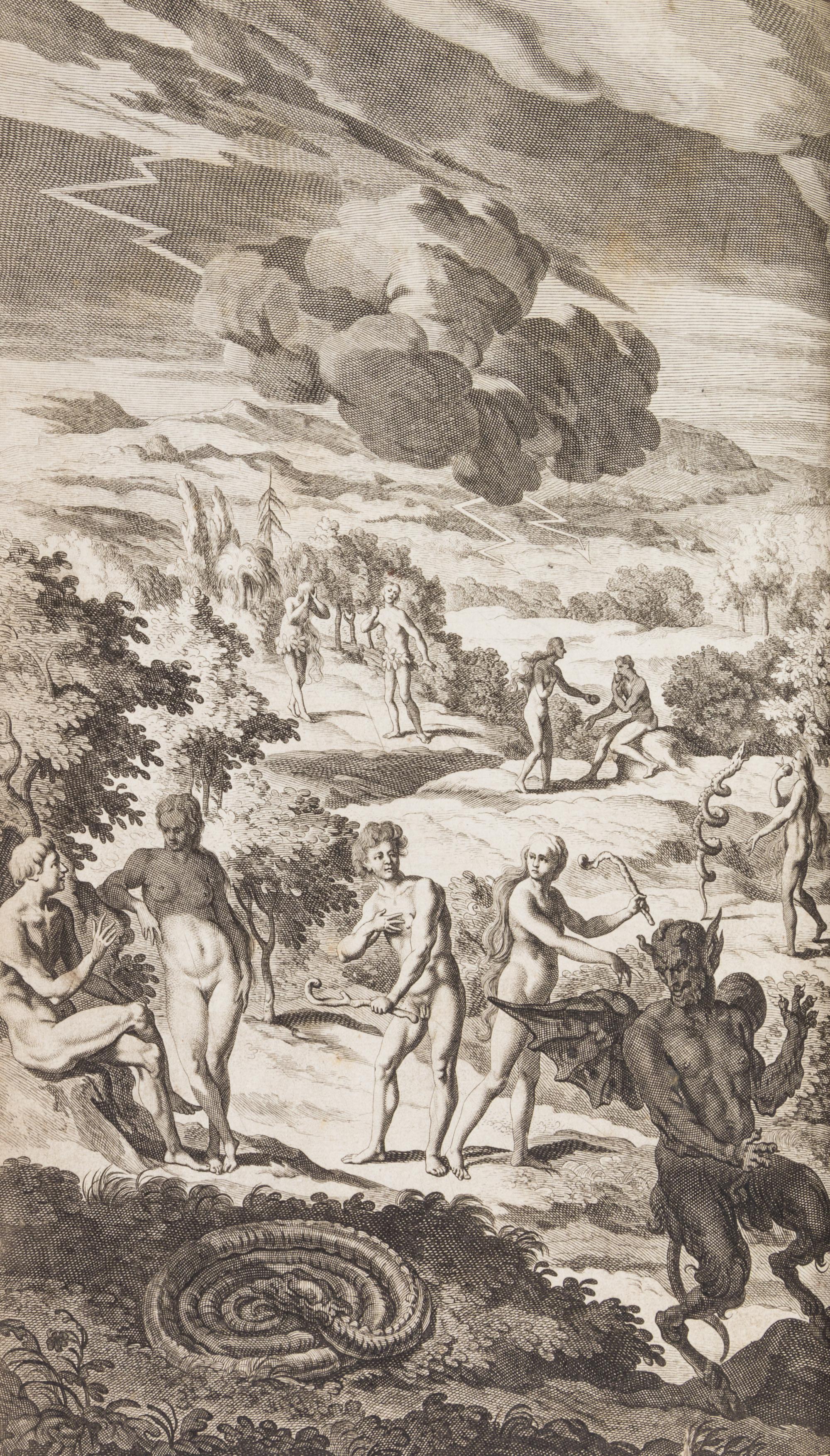 MILTON, JOHN. Paradise Lost. A Poem in Twelve Books. London, 1688. Fourth edition, first folio edition.