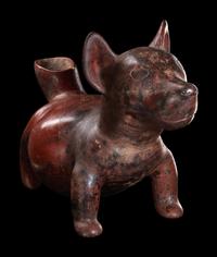 A Colima Dog Effigy Vessel