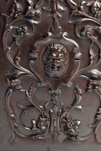 An Italian Renaissance Style Mahogany Chest of Drawers