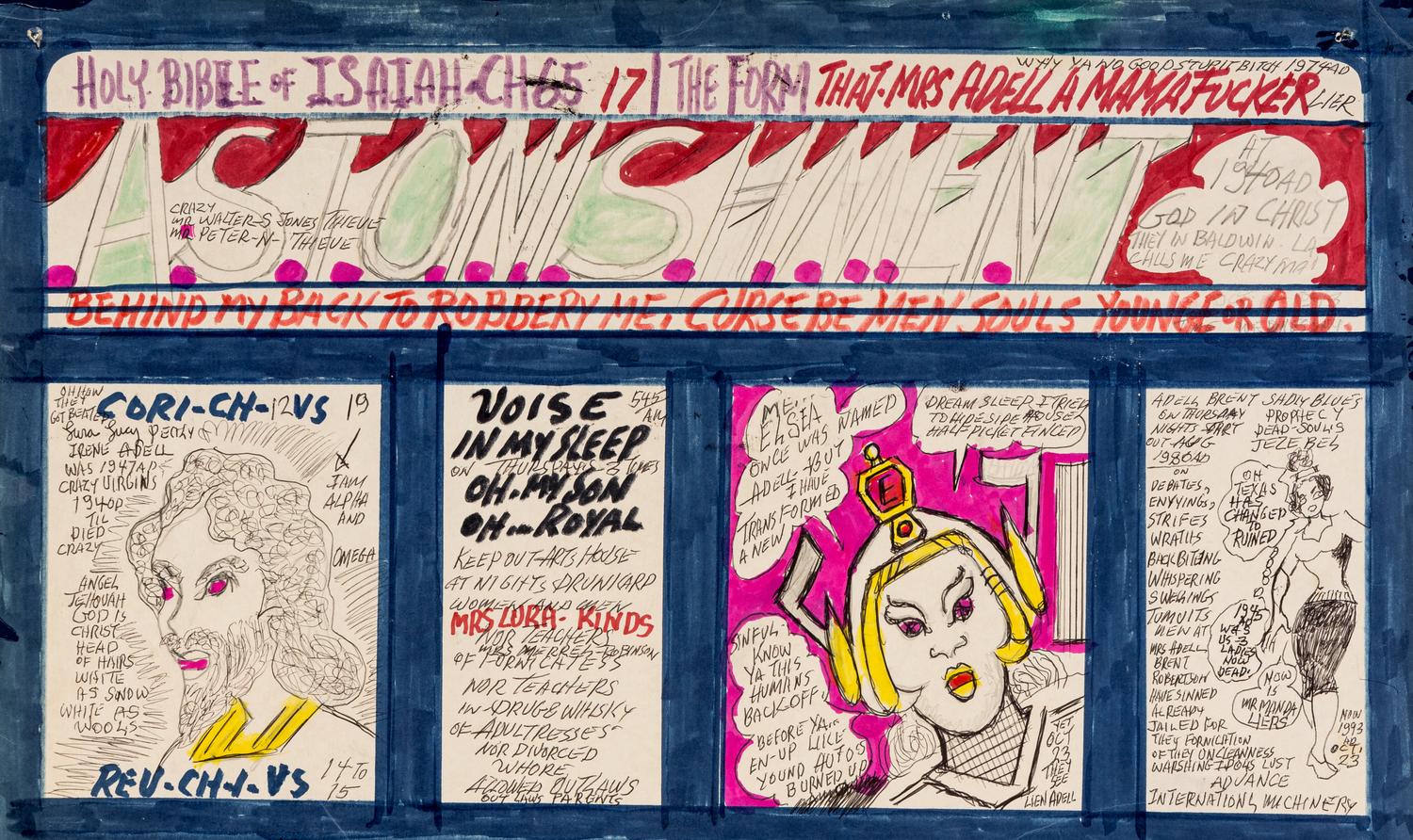 ASTONISHMENT (The Adultress) (a double-sided work)