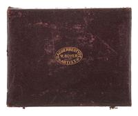 [EARLY PHOTOGRAPHY]. A group of 13 daguerreotypes featuring parents with children, including: