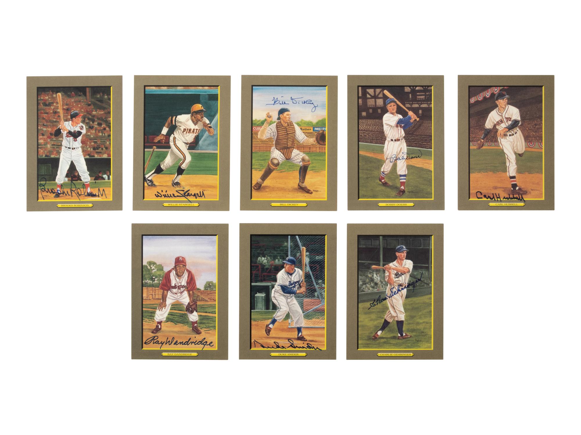 A Group of 68 signed Perez-Steele Great Moments Cards,