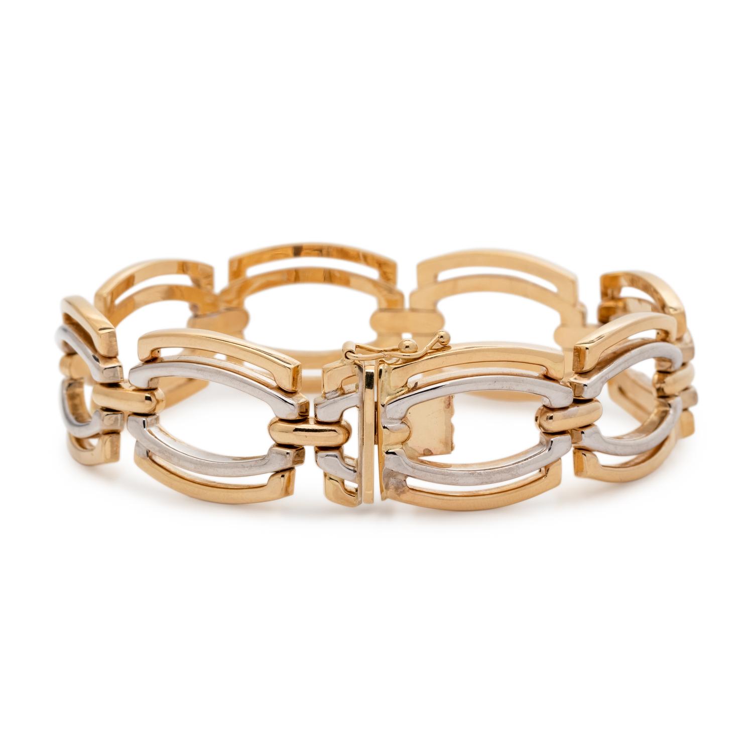 BICOLOR GOLD BRACELET