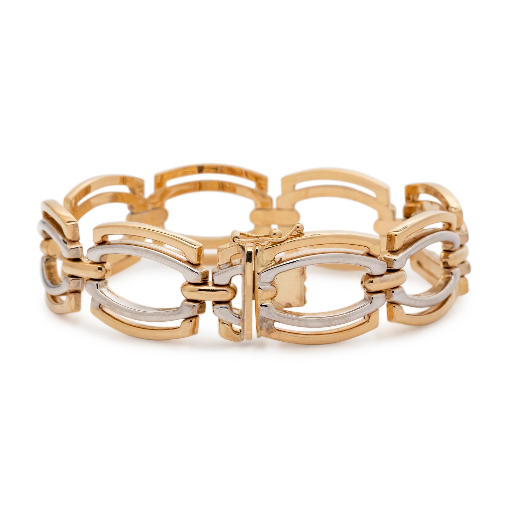 BICOLOR GOLD BRACELET