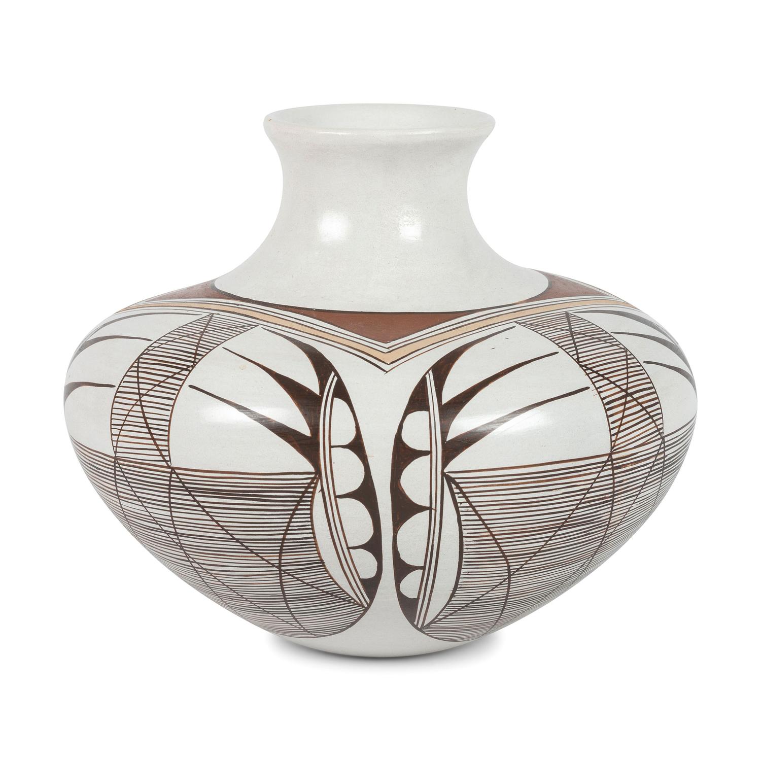 Polychrome Pottery Seed Jar