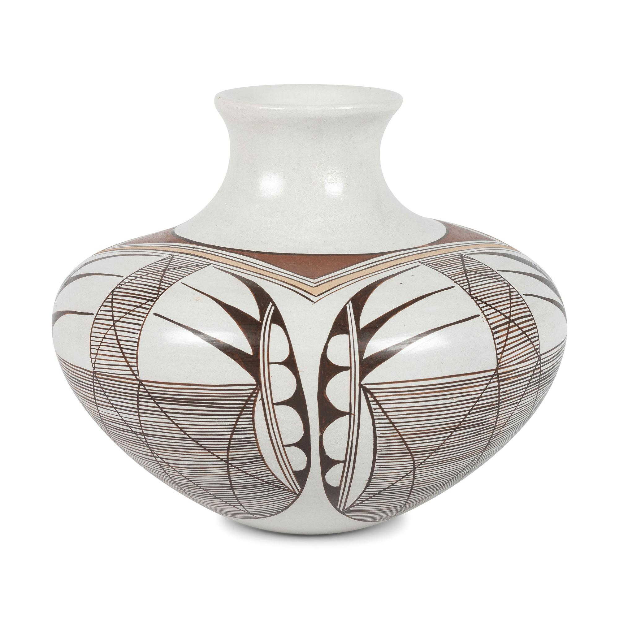 Polychrome Pottery Seed Jar
