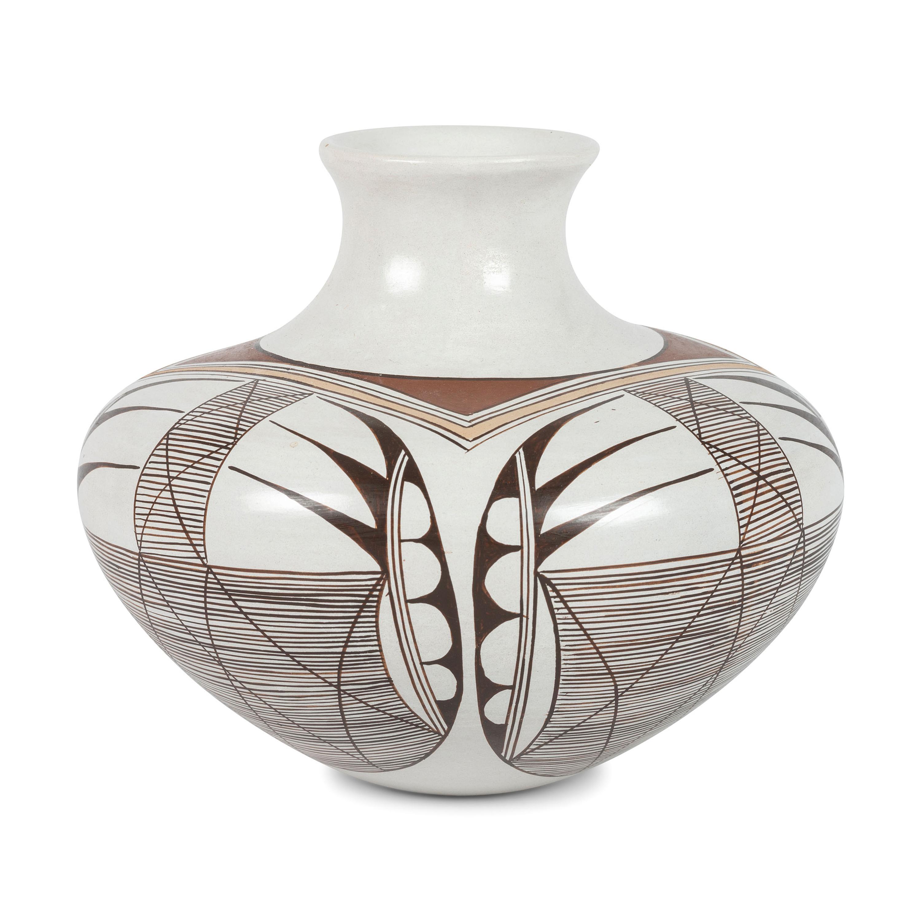 Polychrome Pottery Seed Jar