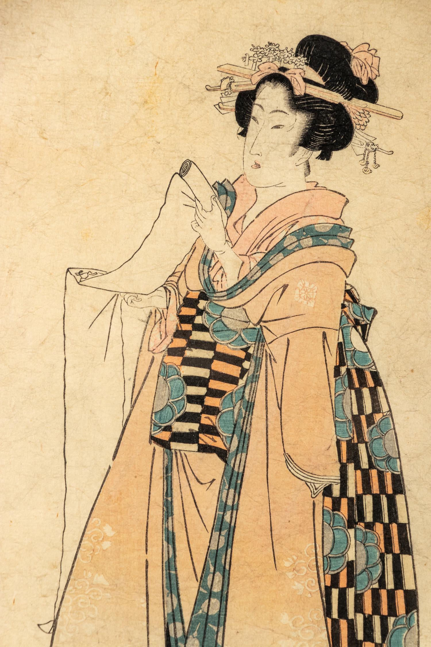 Kikukawa Eizan (1787-1867), Utagawa Toyokuni (1769-1825) and After Kitagawa Utamaro