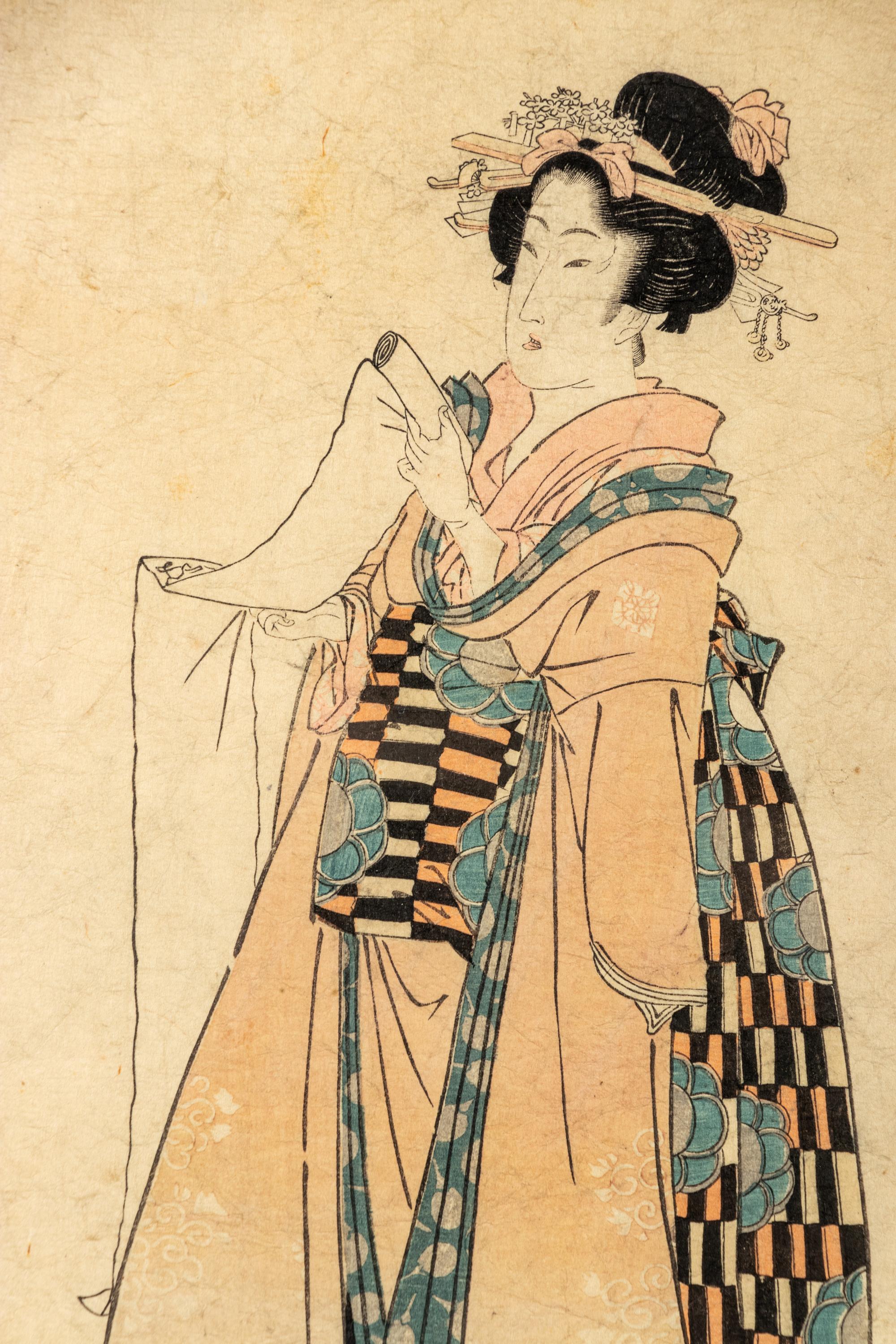 Kikukawa Eizan (1787-1867), Utagawa Toyokuni (1769-1825) and After Kitagawa Utamaro