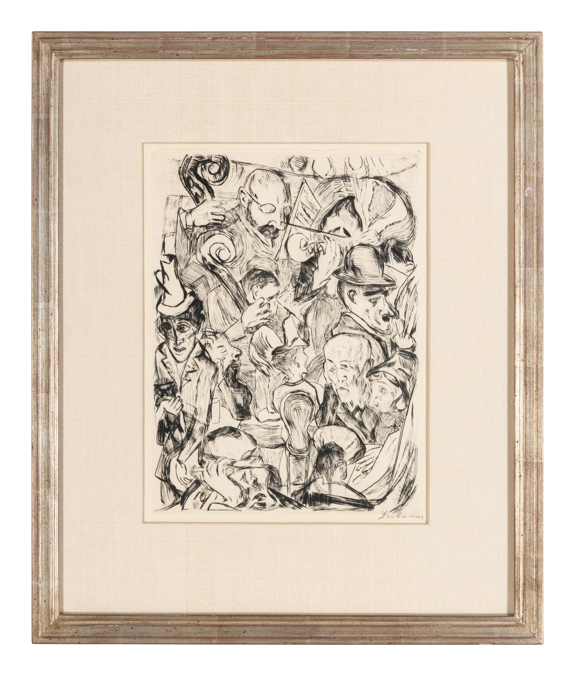Cafémusik (from Gesichter ), 1918