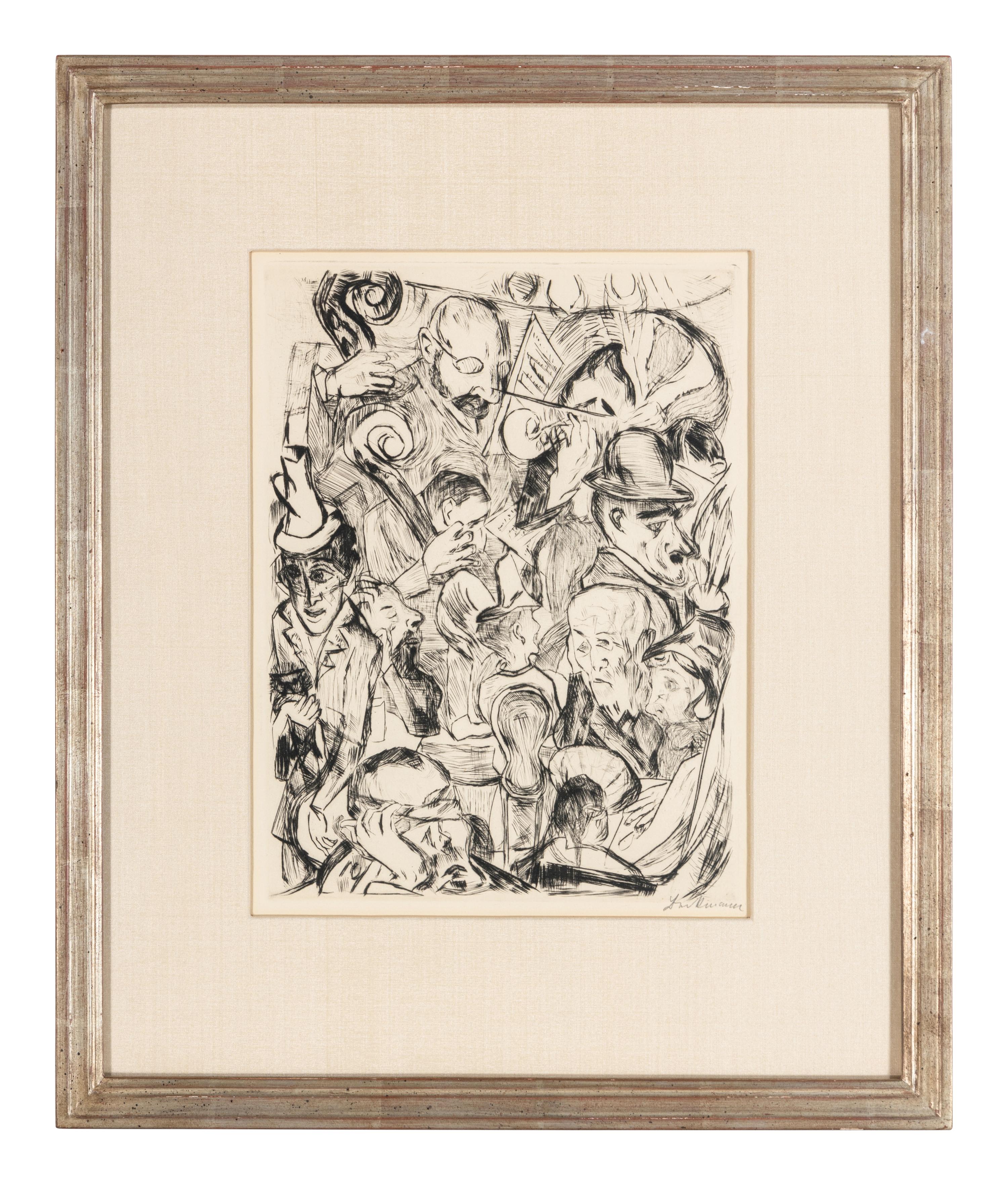 Cafémusik (from Gesichter ), 1918