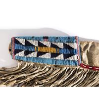 Northern Plains Beaded Hide Rifle Scabbard