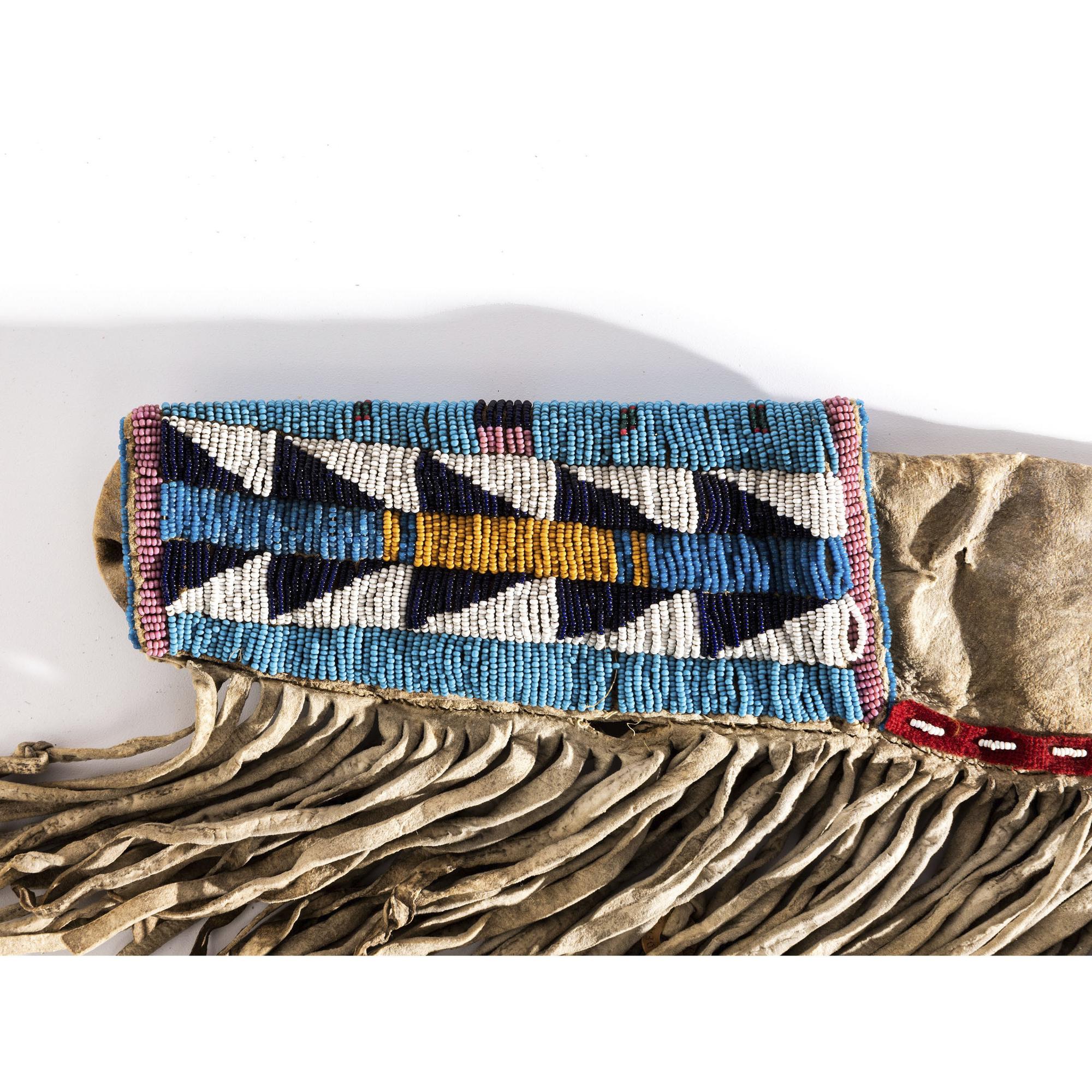 Northern Plains Beaded Hide Rifle Scabbard