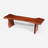 New Hope School Small Coffee Table or Bench, circa 1970s