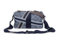 CHANEL, QUILTED DENIM CROSSBODY FLAP BAG
