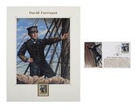 [CIVIL WAR]. Approx. 18 items involving the USS Hartford and Admiral D.G. Farragut, comprising: