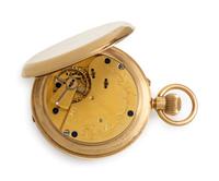 Rotherhams, 18K Yellow Gold Demi-Hunter Case Pocket Watch, London, Circa 1915