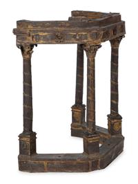 A Continental Patinated Pressed Metal Folly Model — 19TH CENTURY
