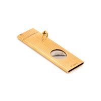 KUTCHINSKY, YELLOW GOLD AND STEEL CIGARETTE CUTTER