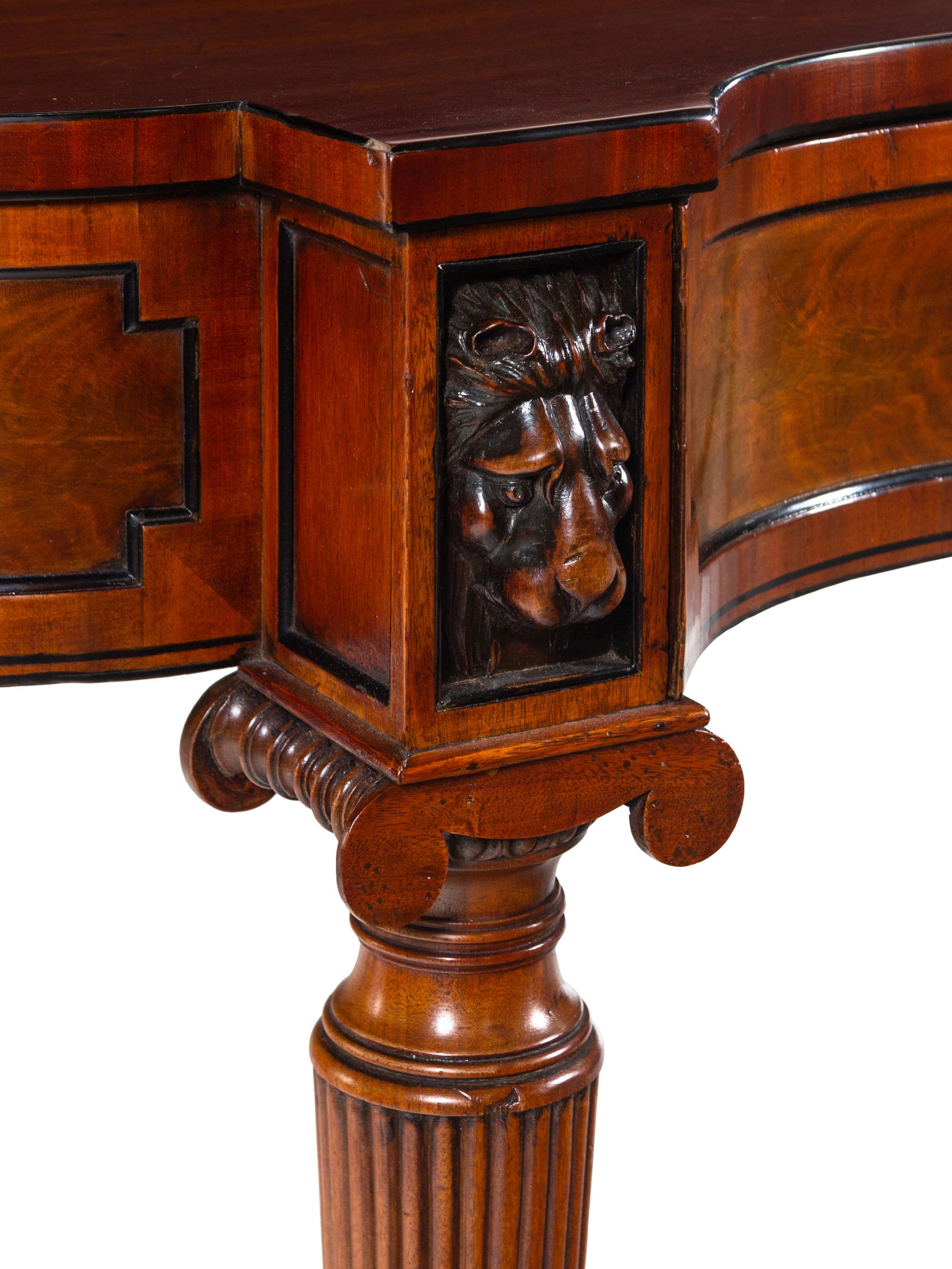 An Edwardian Mahogany Serving Table